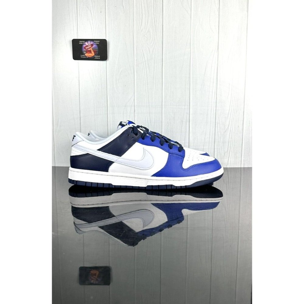 NEW Men's Size 11.5 Nike Dunk Low "Game Royal Navy" Sneaker FQ8826-100 Fast Ship
